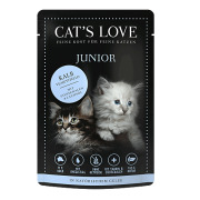Cat's Love Sachet fraîcheur Veau sans céréales chaton 85 g