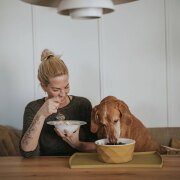 Gamelle Design, céramique Moutarde Eiby pour Chien