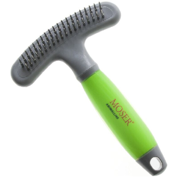 MOSER Râteau étrille rotatif pour chien 18 cm