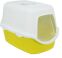 Maison de toilette pour chat avec couvercle jaune
