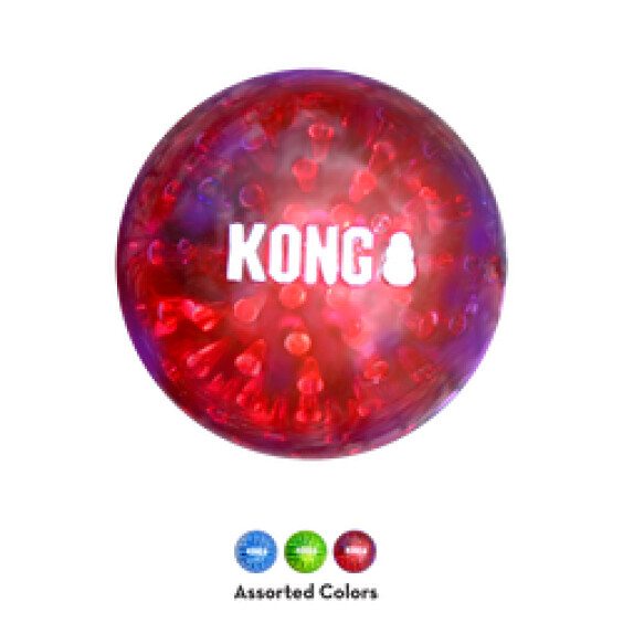 KONG Balle Squeezz Geodz lot de 2