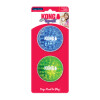 KONG Balle Squeezz Geodz lot de 2