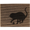 Griffoir en carton pelote pour chat 43 x 34 cm