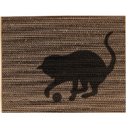 Griffoir en carton pelote pour chat 43 x 34 cm