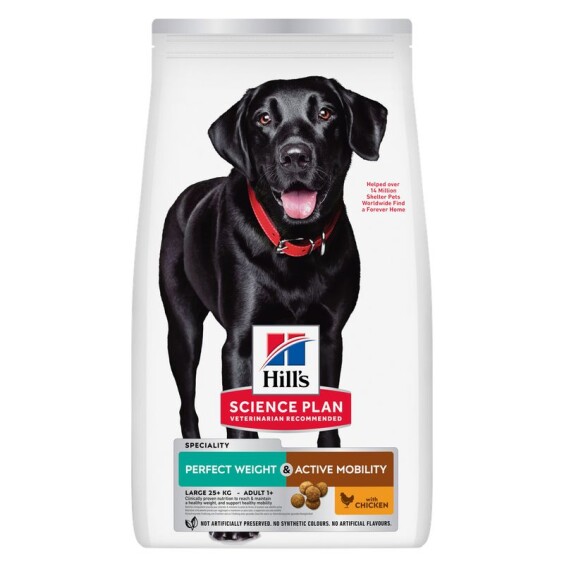 Hill's Science Plan Perfect weight & Active Mobility Large Chien 12 kg