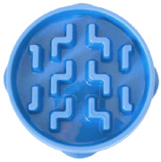 Gamelle anti-glouton bleue