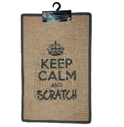 Tapis griffoir rectangle chat et chaton 60x38 cm