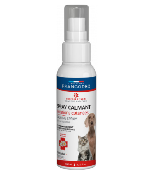 Spray Calmant Irritations Cutanées Chien et Chat 100 ml Francodex