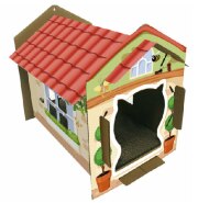 Maison Carton Villa Color pour Chat
