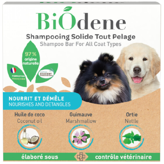 Shampoing solide Biodene pour Chien 100 ml Francodex