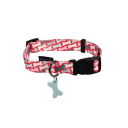 Collier RIO rose pour chien