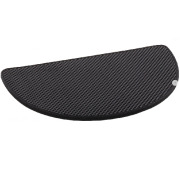 Tapis de toilette pour chat noir 65 x 40 cm
