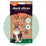 Saucisse de Canard Tranchée 95% viande pour Chat 40 g