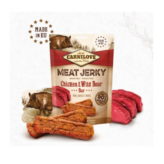 CARNILOVE friandises sans céréales poulet et sanglier 100 g