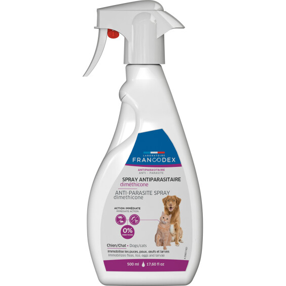 Spray Dimeticone pour Chien et Chat Francodex