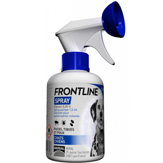 FRONTLINE Spray anti-puces et tiques pour chiens