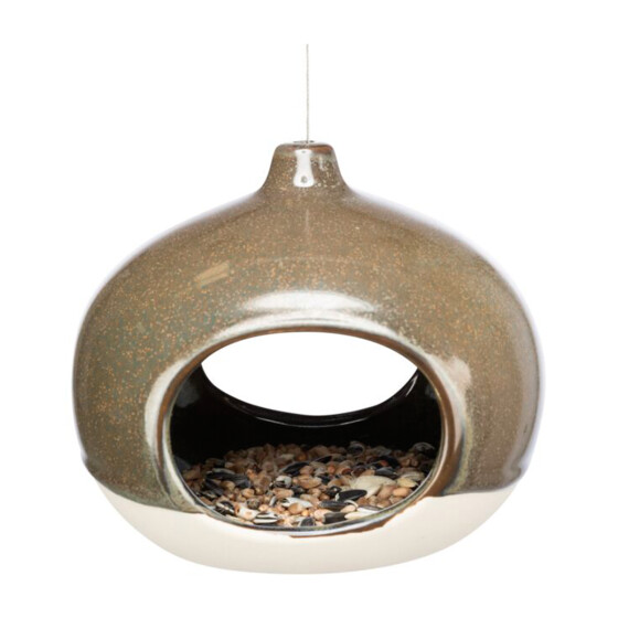 Mangeoire pour oiseaux en céramique