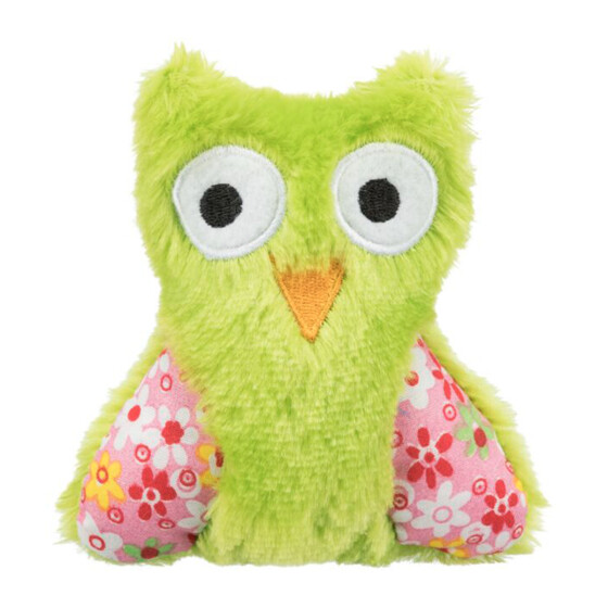 Peluche Hibou herbe à chat pour chat