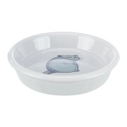 Gamelle Céramique chat grise 