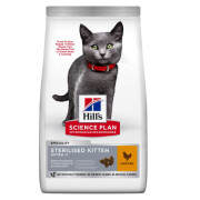 HILL'S Science Plan croquettes pour chaton kitten stérilisé