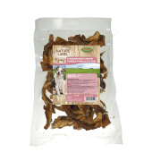 Friandises naturelles lanières d'oreilles de porc pour chien Bubimex