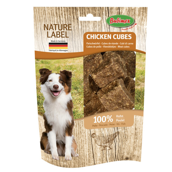 Friandises cubes de poulet Bubimex