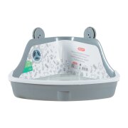 Maison de toilette pour rongeur avec grille