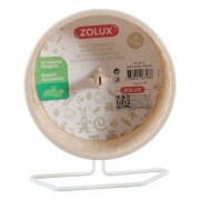 Roue en plastique sur pied métal pour rongeur