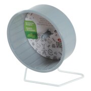 Roue en plastique sur pied métal pour rongeur