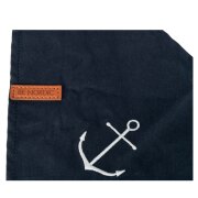 Bandana pour chien bleu marine motif ancre 