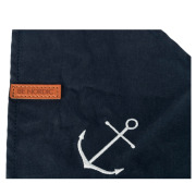 Bandana pour chien bleu marine motif ancre