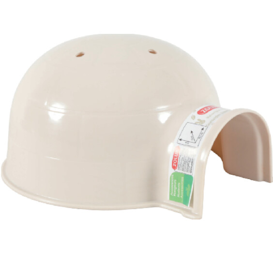 Maison igloo plastique pour rongeurs et lapin