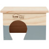 Maison en bois pour octodon et rat 15 x 18,5 cm
