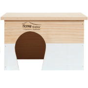 Maison en Bois pour Cochon d'Inde 28x23cm