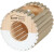 Maison en bois forme cylindrique pour rongeurs 19 cm