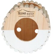 Maison en Bois Forme Cylindrique pour Rongeurs