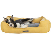 Panier Golden retriever Lit Talis jaune et gris