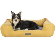 Panier Golden retriever :  Lit Talis moutarde