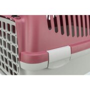 Cage de transport Capri 1 vieux rose et grise