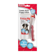 Combi-pack dentifrice et brosse à dents chiot Beaphar