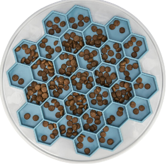 Gamelle Anti-glouton chien et chat Nid d'abeille