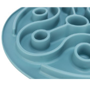 Gamelle à lécher anti glouton bleu chien chat 28 cm