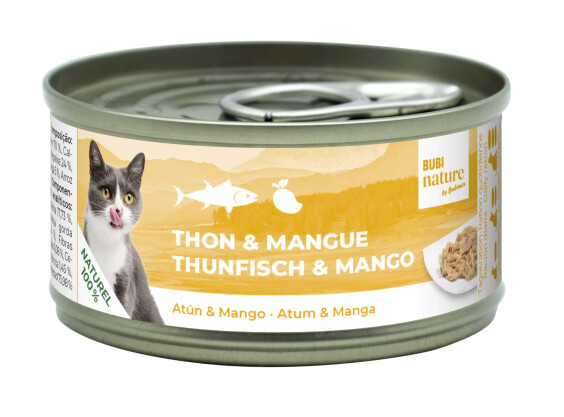 Pâtée Bubinature Thon et Mangue pour Chat Bubimex