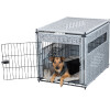 Cage pour chien d'intérieur 60 x 77 cm