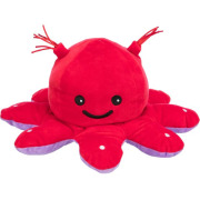 Jouet peluche réversible pieuvre doudou chiot