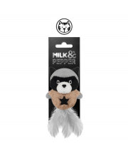 Peluche raton laveur pour chat