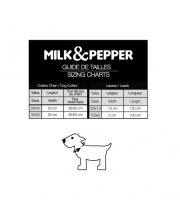 Milk & Pepper Collier rayé Bleu Marine Neptune