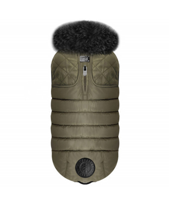 Milk & Pepper Manteau doudoune chien BASILE Kaki