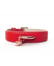 Milk & Pepper Collier pour chien Trocadero rouge