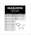 Milk & Pepper Trocadero Marine pour chien